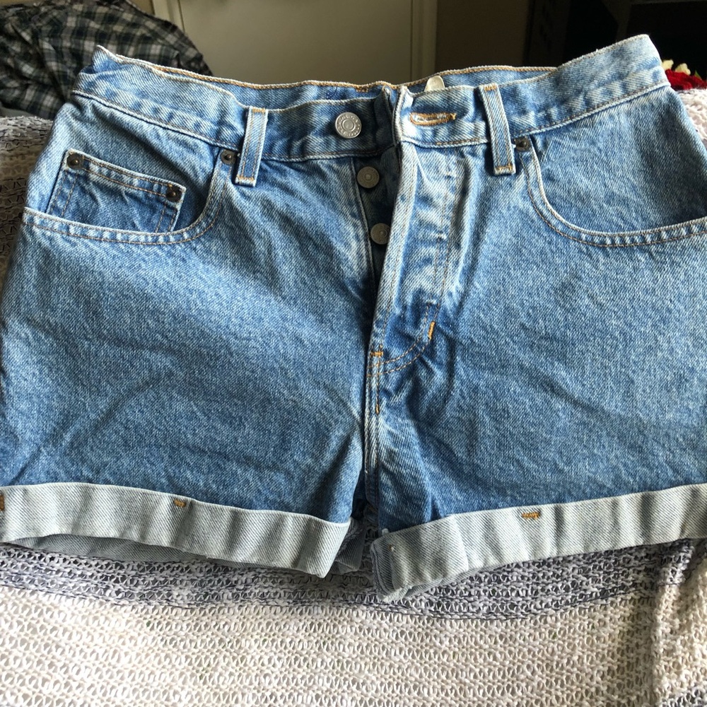 Classic Blue Denim Women's Shorts